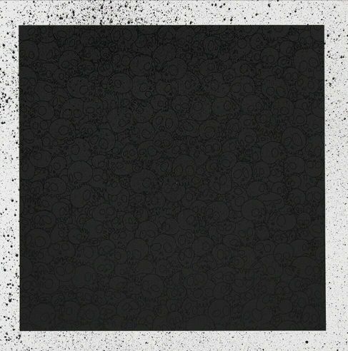 Black Skulls Square for BLM by Takashi Murakami